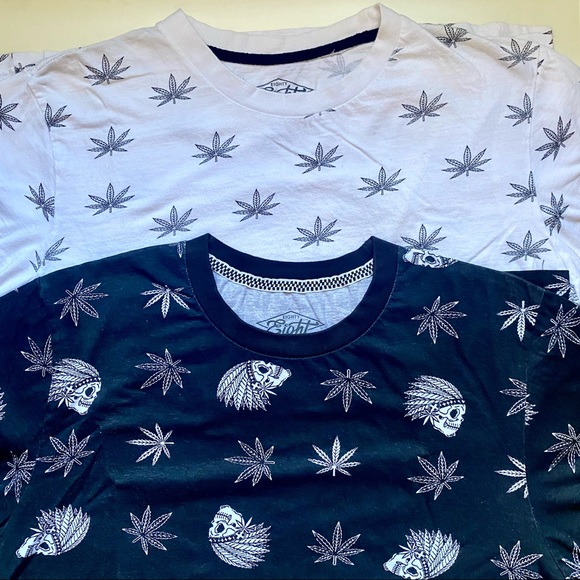 Eighty Eight Other - 2 Eighty Eight brand cannabis print T-shirts Men’s L